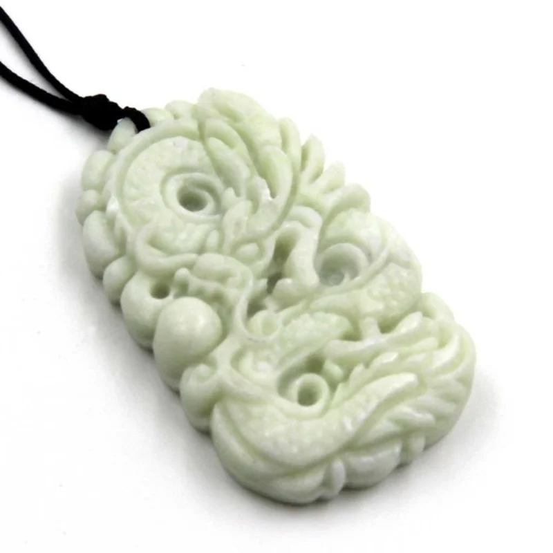 Natural White jade Dragon Phoe - огляд і ціна Women'S Fashion Jewellery