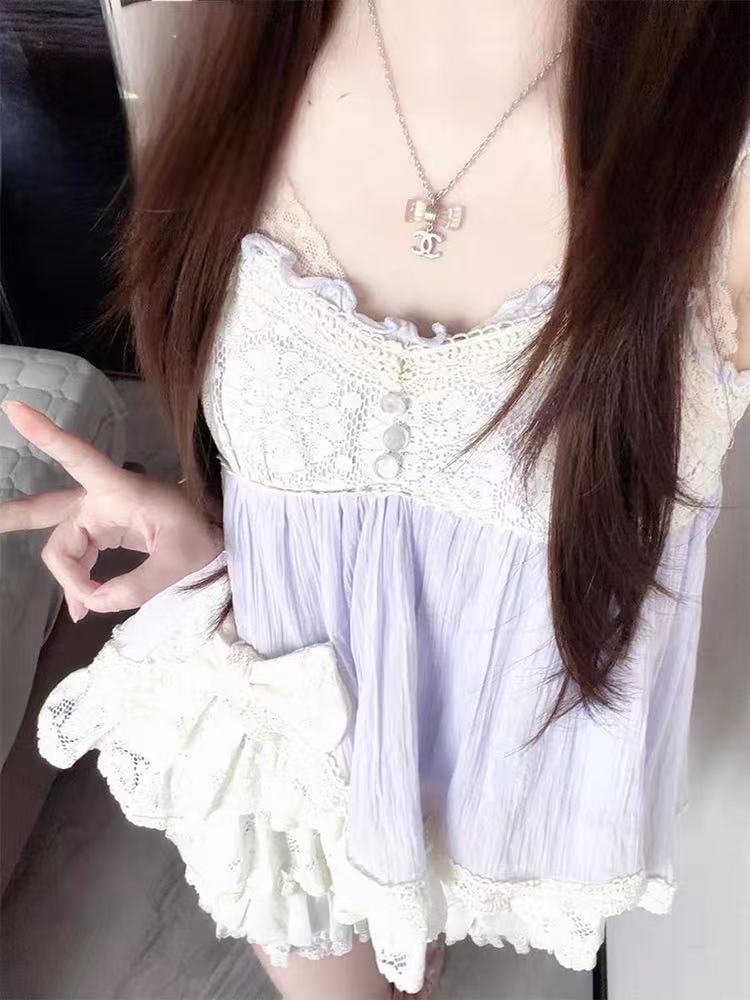 Coquette Ryousangata Dollcore  - огляд і ціна Lace Trim Cami