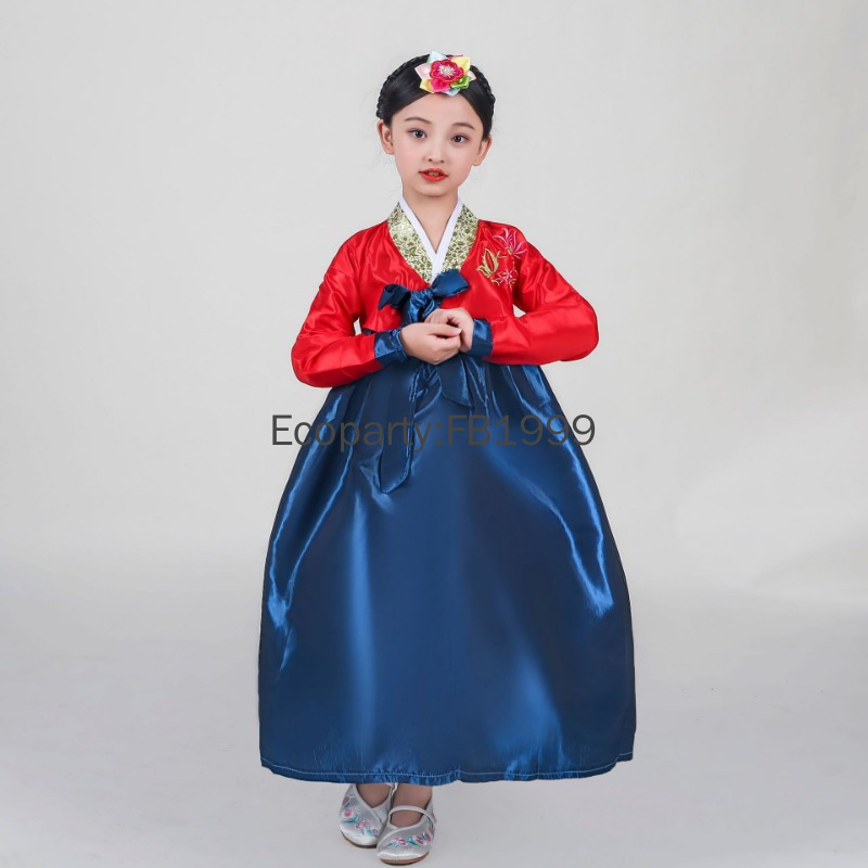 4 Colors Girls Hanbok Dress Ko - огляд і ціна Women'S Fashion Korea
