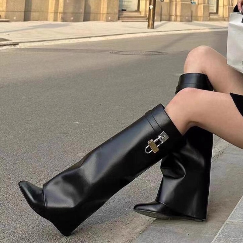 New Wedge-Heel Women's Knee Bo - огляд і ціна Women'S Fashion Knee High Boots