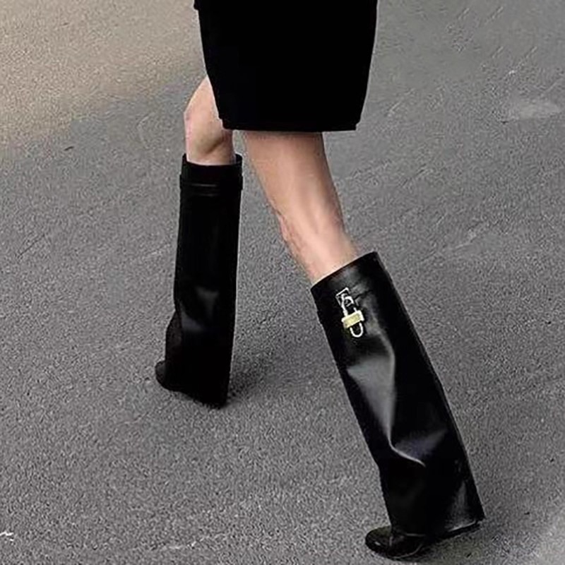 New Wedge-Heel Women's Knee Bo - огляд і ціна Women'S Fashion Knee High Boots