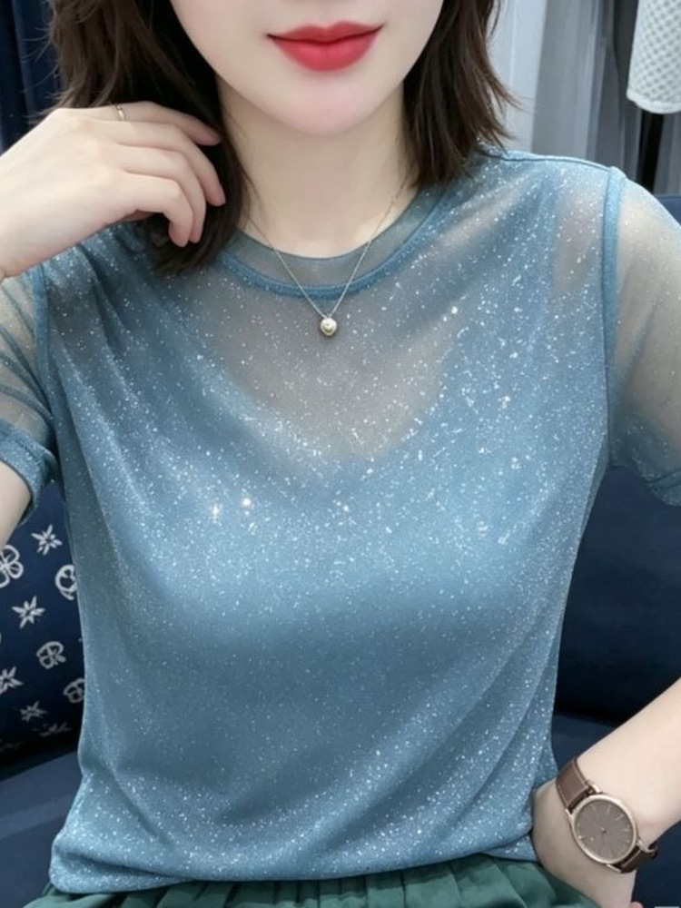 Shiny Sequin Elastic Net Sleev - огляд і ціна Women Fashion Over The Years
