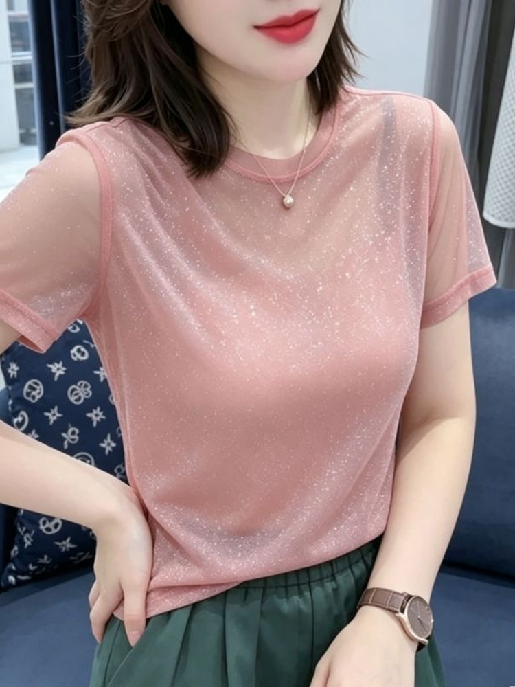 Shiny Sequin Elastic Net Sleev - огляд і ціна Women Fashion Over The Years